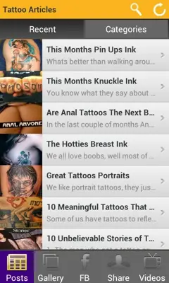 Tattoo Magazine android App screenshot 4