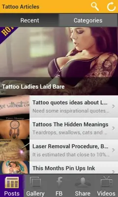 Tattoo Magazine android App screenshot 5